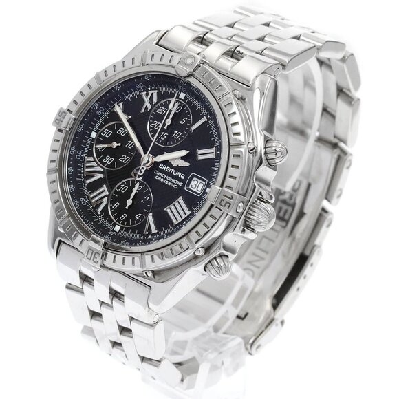 BREITLING Crosswind A13355 Chronograph black Dial Automatic Men's Watch_884548 - Picture 1 of 6